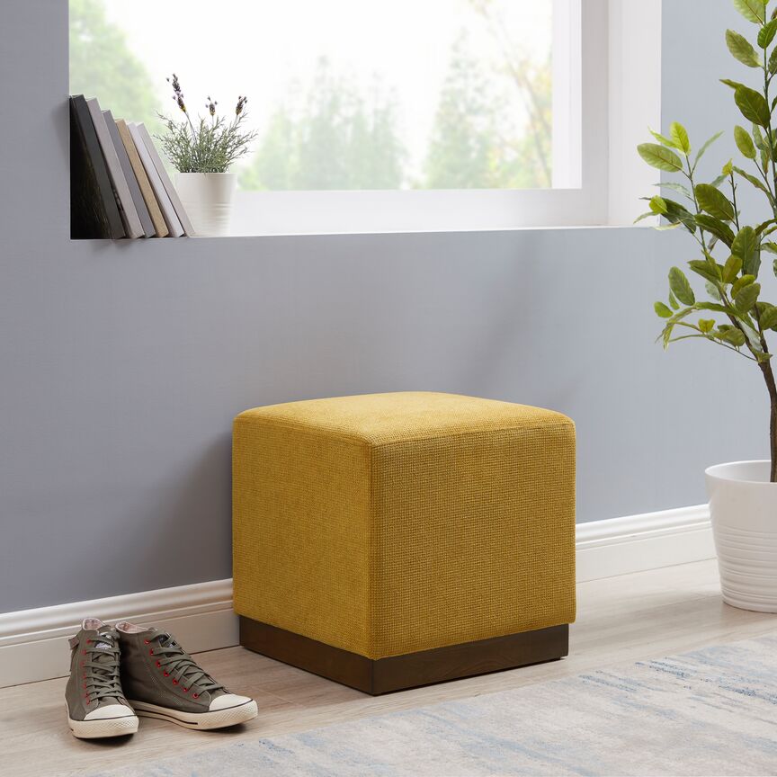 Grace Ottoman - Mustard