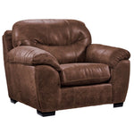Grant Sofa, Loveseat and Chair Set - Dark Brown