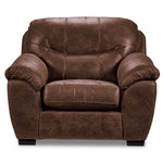 Grant Sofa and Chair Set - Dark Brown