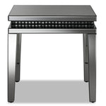 Harlow End Table - Mirrored Glass