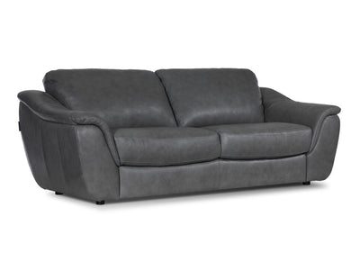 Harris Leather Sofa- Grey