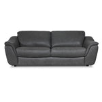 Harris Leather Sofa and Chair Set- Grey