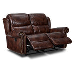 Harvey Reclining Loveseat - Cherry