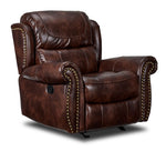 Harvey Reclining 2 Pc. Living Room Package w/ Chair - Cherry