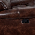 Harvey Reclining2 Pc. Living Room Package w/ Loveseat - Cherry