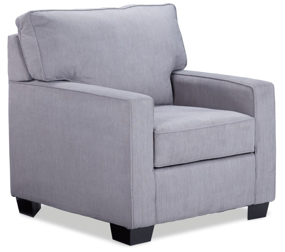 Hazel 2 Pc. Living Room Package w/ Chair - Slate