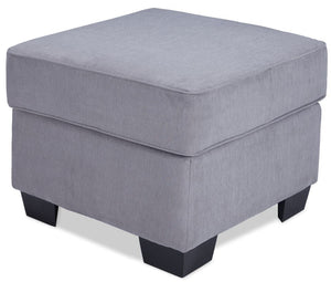 Hazel Ottoman - Slate