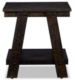 Huston End Table - Grey