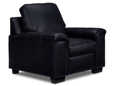 Icon Leather Chair - Black