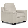 Icon Leather Chair - Silver Grey