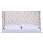 Jaden King Headboard - Cream