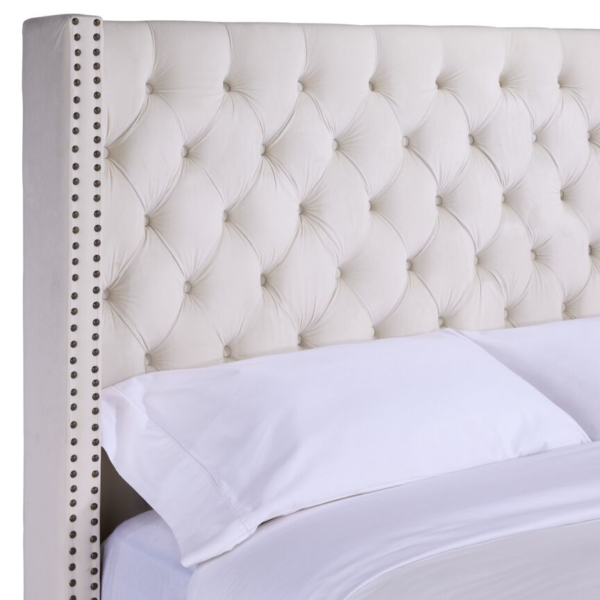 Jaden Queen Headboard - Cream