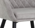 Jayna Armchair - Black, Polo Club Stone