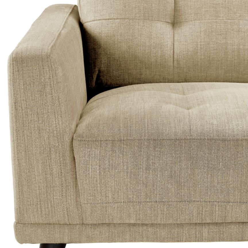 Jersey 2 Pc. Sectional with Left Facing Chaise - Beige