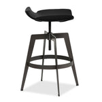 Joyce Adjustable Bar Height Stool - Onyx
