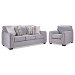 Julie 2 Pc. Living Room Package w/ Chair - Grey