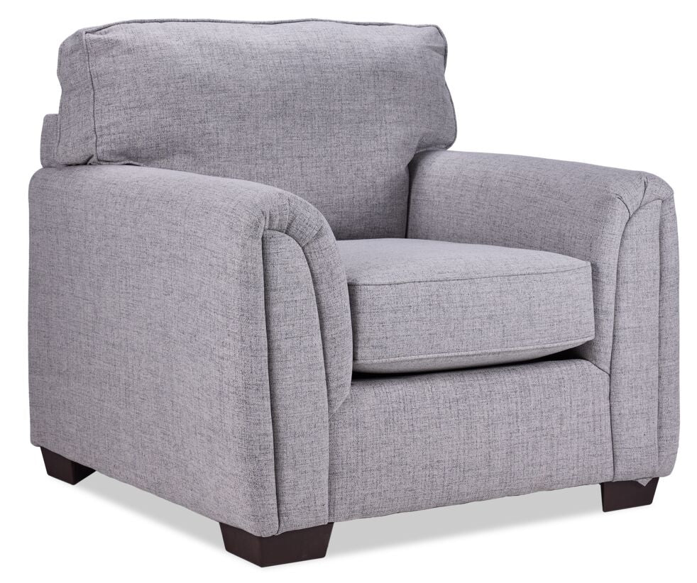 Julie 2 Pc. Living Room Package w/ Chair - Grey