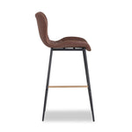 June Bar Height Stool - Antique Brown