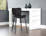 June Counter Height Stool - Antique Black