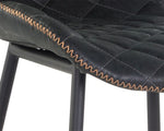 June Counter Height Stool - Antique Black
