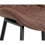June Counter Height Stool - Antique Brown