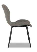 June Side Chair - Black, Antique Grey