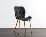 June Side Chair - Champagne Gold, Antique Black
