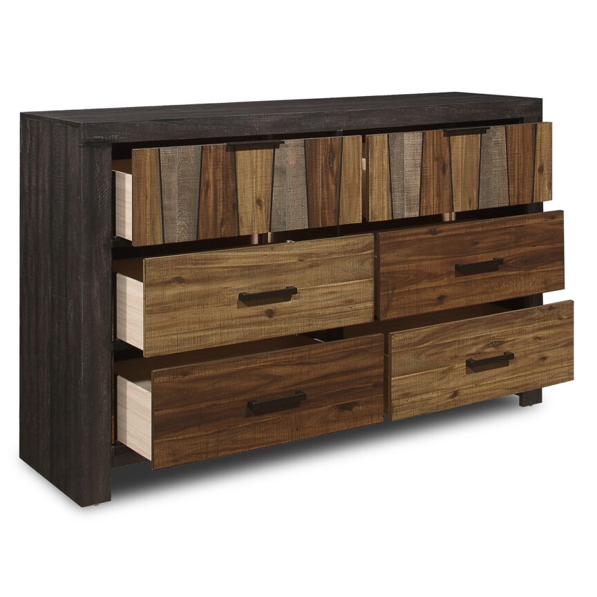 Kali 6 Drawer Dresser - Multi Coloured