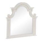 Kamari Mirror - Antique White, Brown