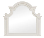Kamari Mirror - Antique White, Brown