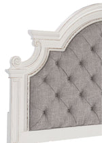 Kamari 3-Piece Queen Bed - Antique White, Brown