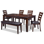 Kona 6-Piece Dining Set - Espresso