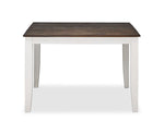 Kona Counter Height Dining Table - White and Grey-Brown