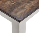 Kona Counter Height Dining Table - White and Grey-Brown