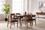 Lenard 7-Piece Dining Set - Walnut