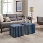 Liam Ottoman - Navy Stripe
