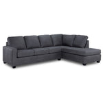 Lindsay 2 Pc. Sectional with Right Facing Chaise - Grey