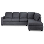 Lindsay 2 Pc. Sectional with Right Facing Chaise - Grey