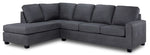 Lindsay 2 Pc. Sectional with Left Facing Chaise - Grey