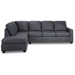 Lindsay 2 Pc. Sectional with Left Facing Chaise - Grey