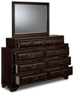Louis 6-Piece Queen Storage Bedroom Package - Cherry