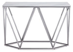 Lynn Sofa Table - Marble and Stainless Steel