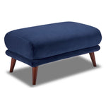 Mallory Ottoman - Blue