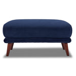 Mallory Ottoman - Blue