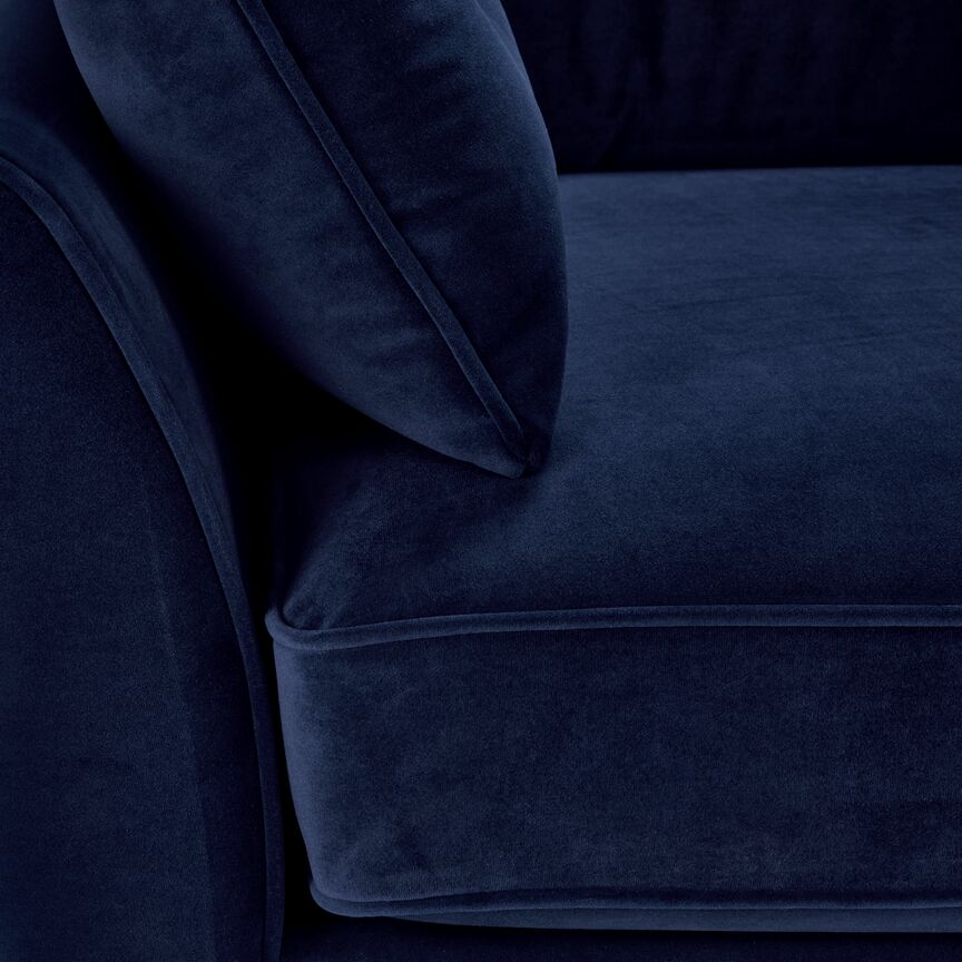 Mallory Sofa and Loveseat Set- Blue