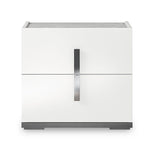 Mara Night Table - White Lacquer