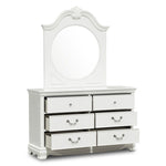 Melanie 6 Drawer Dresser - White