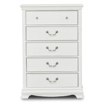 Melanie 5 Drawer Chest - White