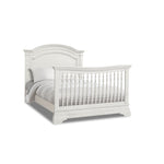 Olivia Arch Top Full Bed Package - Brushed White