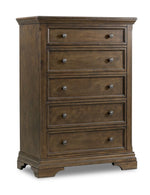 Olivia 5 Drawer Chest - Rosewood